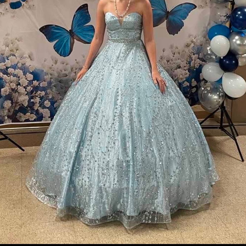 size small ( reference I was 5’1 but was in heels , 90 pounds